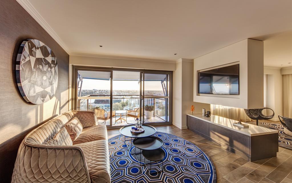 The Star Grand Hotel And Residences Сидни Екстериор снимка The living room of a two-bedroom apartment at The Ivy Collection