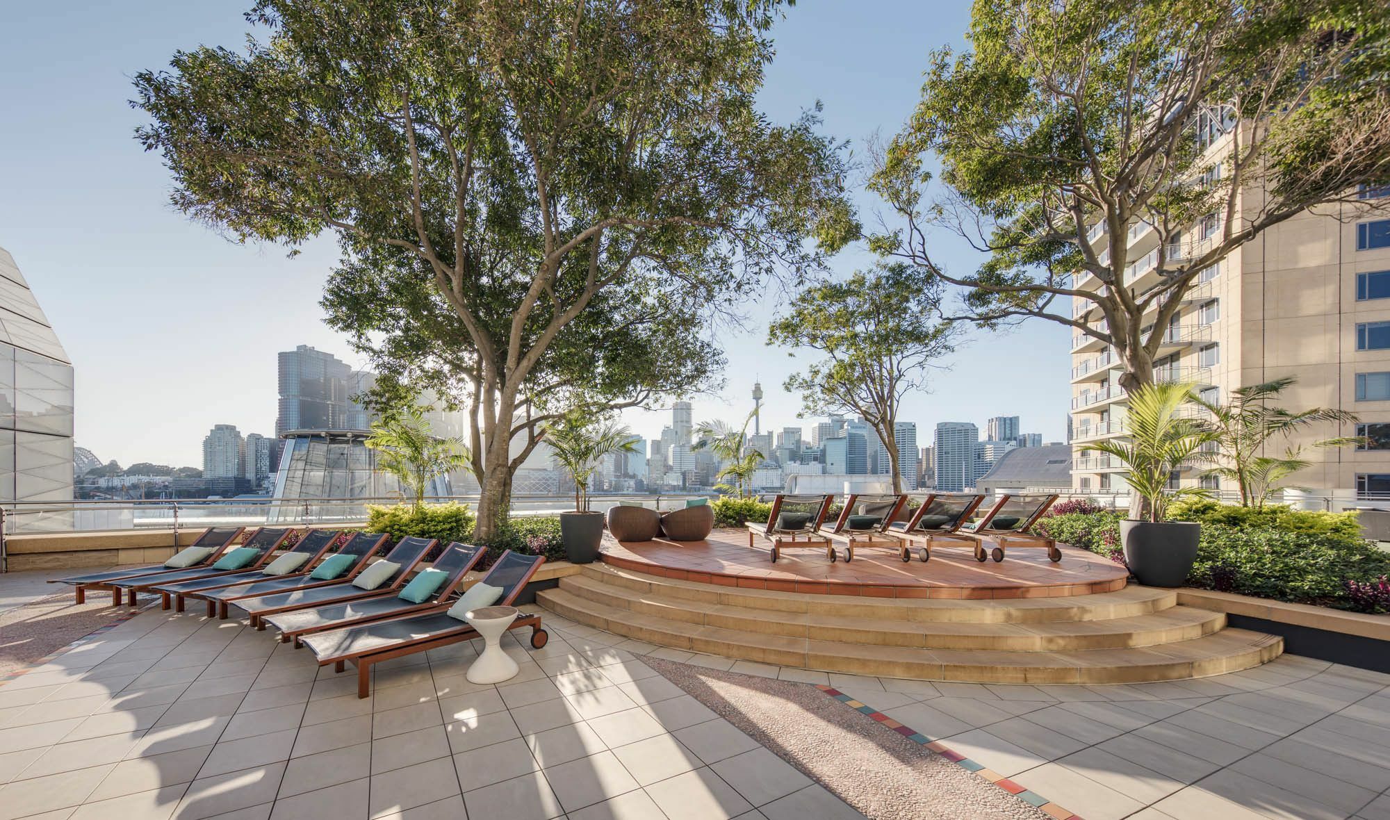 The Star Grand Hotel And Residences Сидни Екстериор снимка The rooftop garden